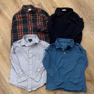 Crewcuts Kids Shirts - Plaid, Black, Blue, and Checkered